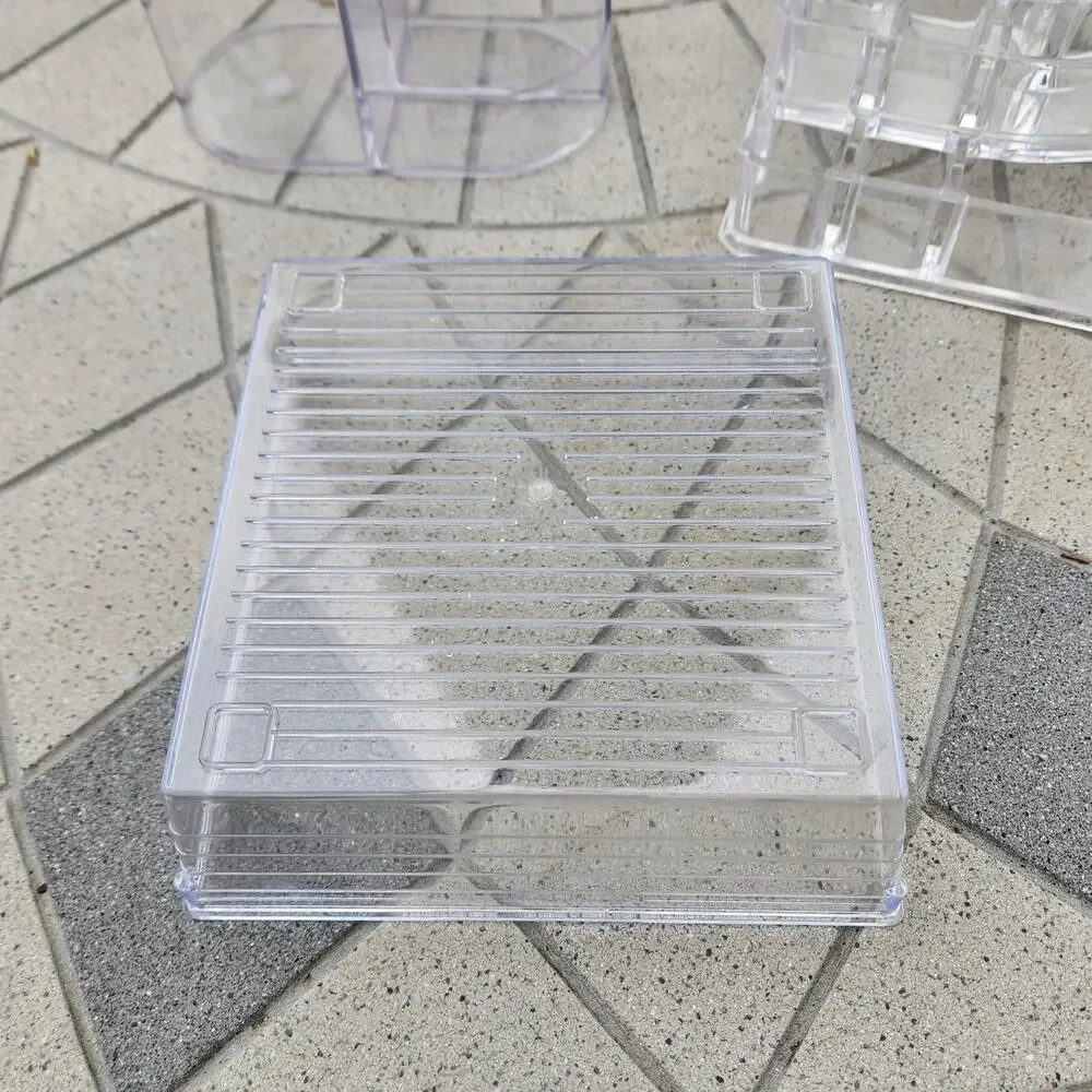 Clear Make Up Craft Acrylic Plastic Storage Caddy Bundle Lot - Picture 5 of 8